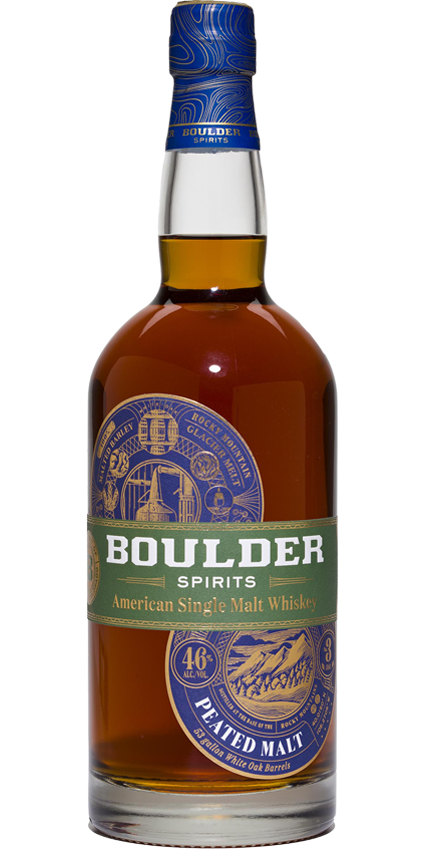 Boulder Spirits American Single Malt Whiskey Peated Malt
